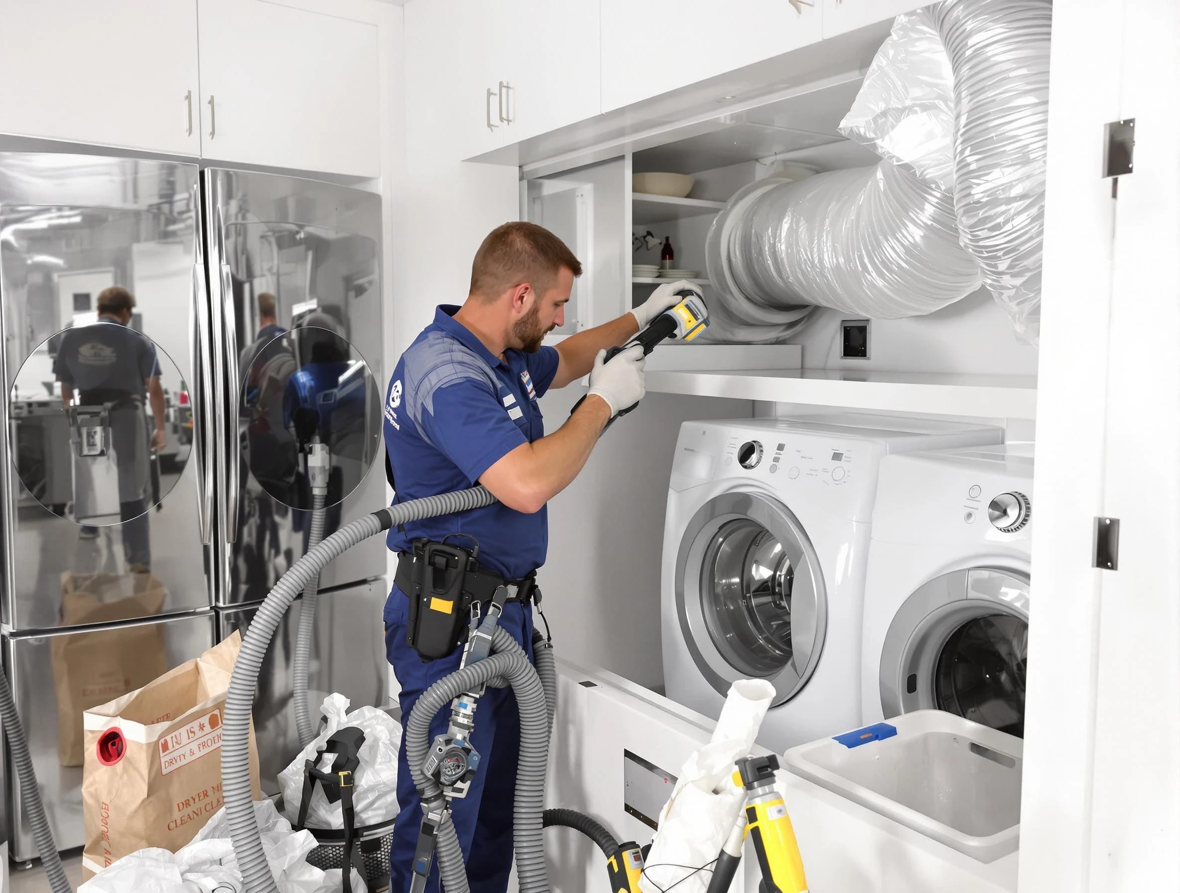 Professional duct cleaning by Erie Dryer Vent Cleaning in Erie