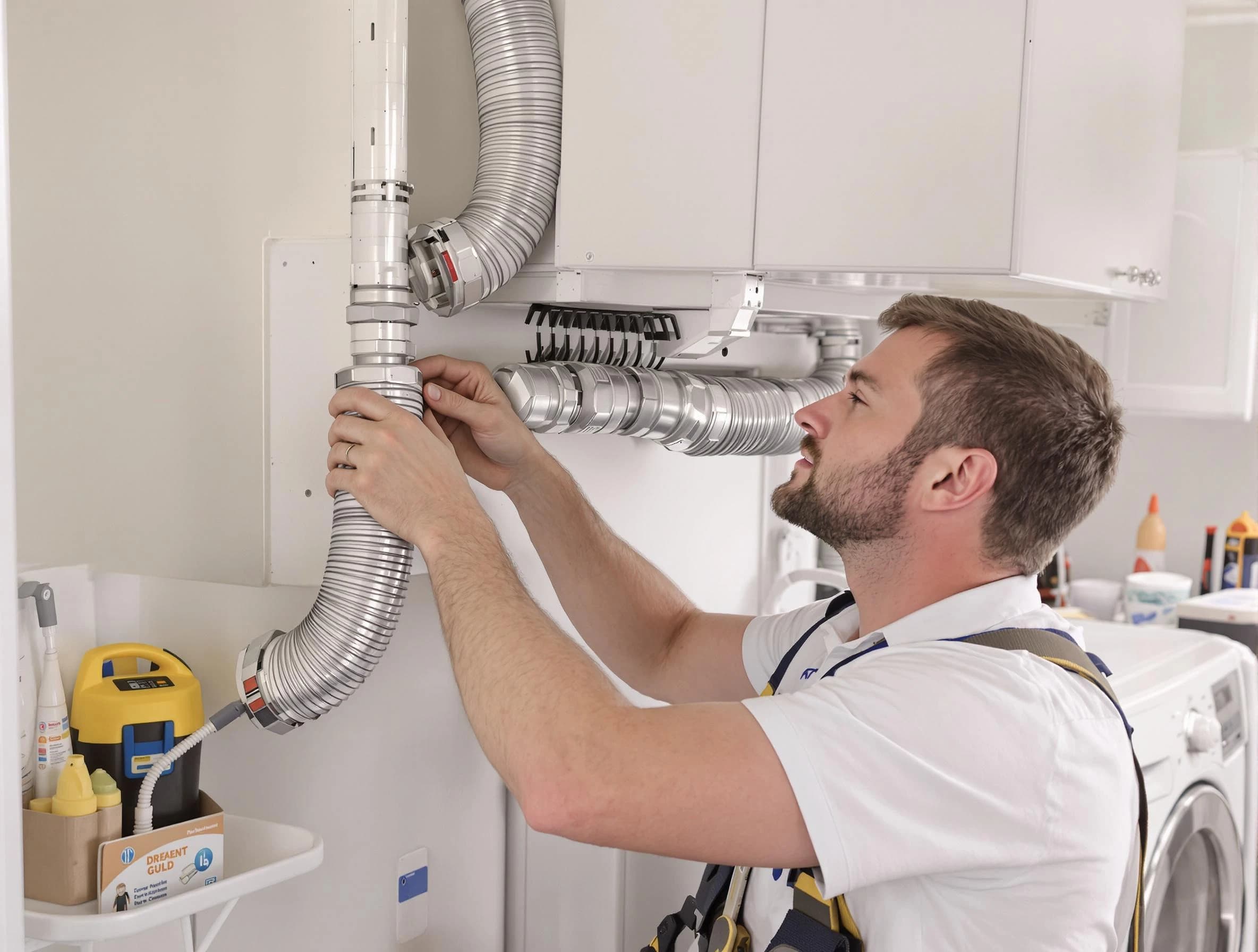 Professional dryer vent repair and installation by Erie Dryer Vent Cleaning in Erie