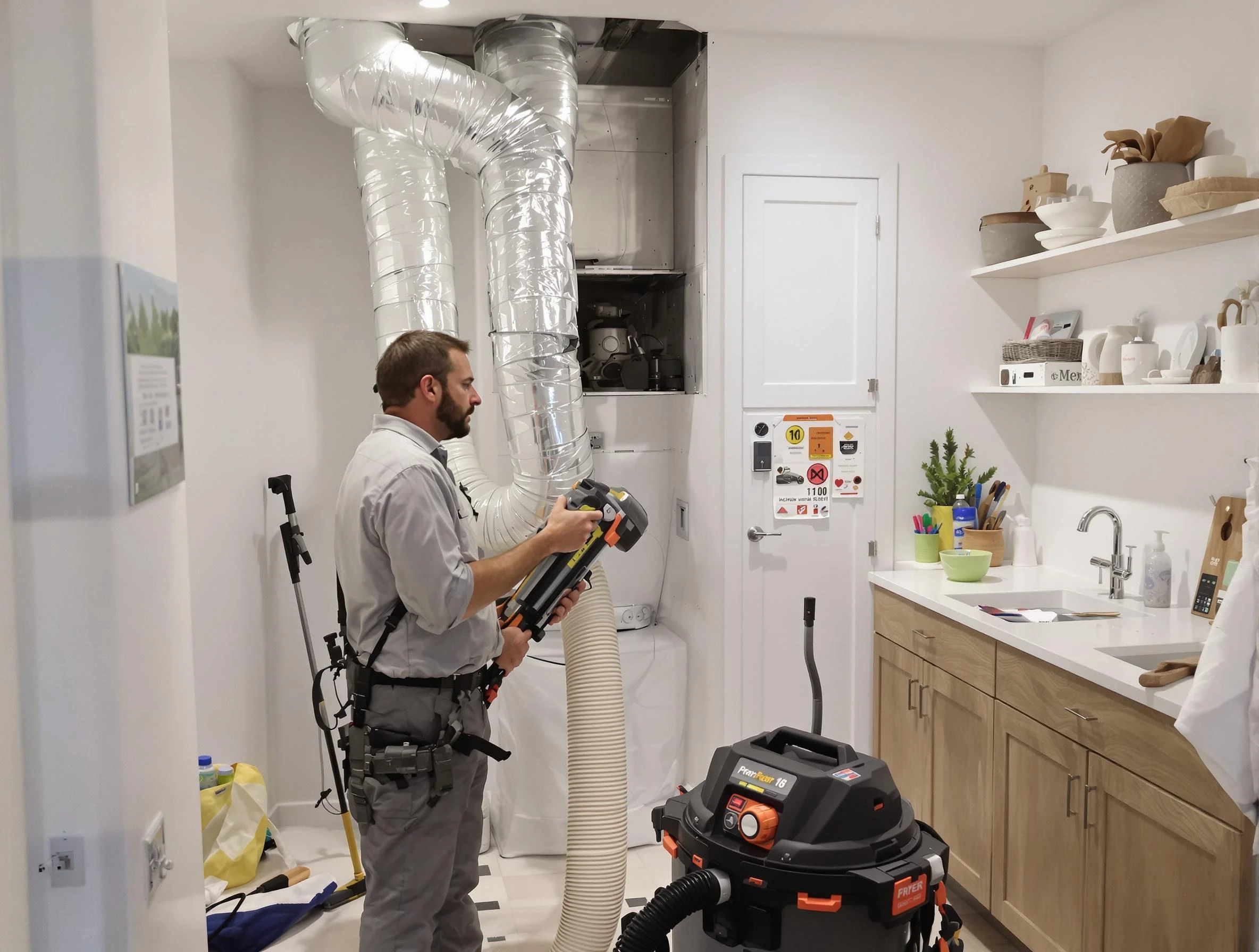 Clogged Dryer Vent Cleaning in Erie